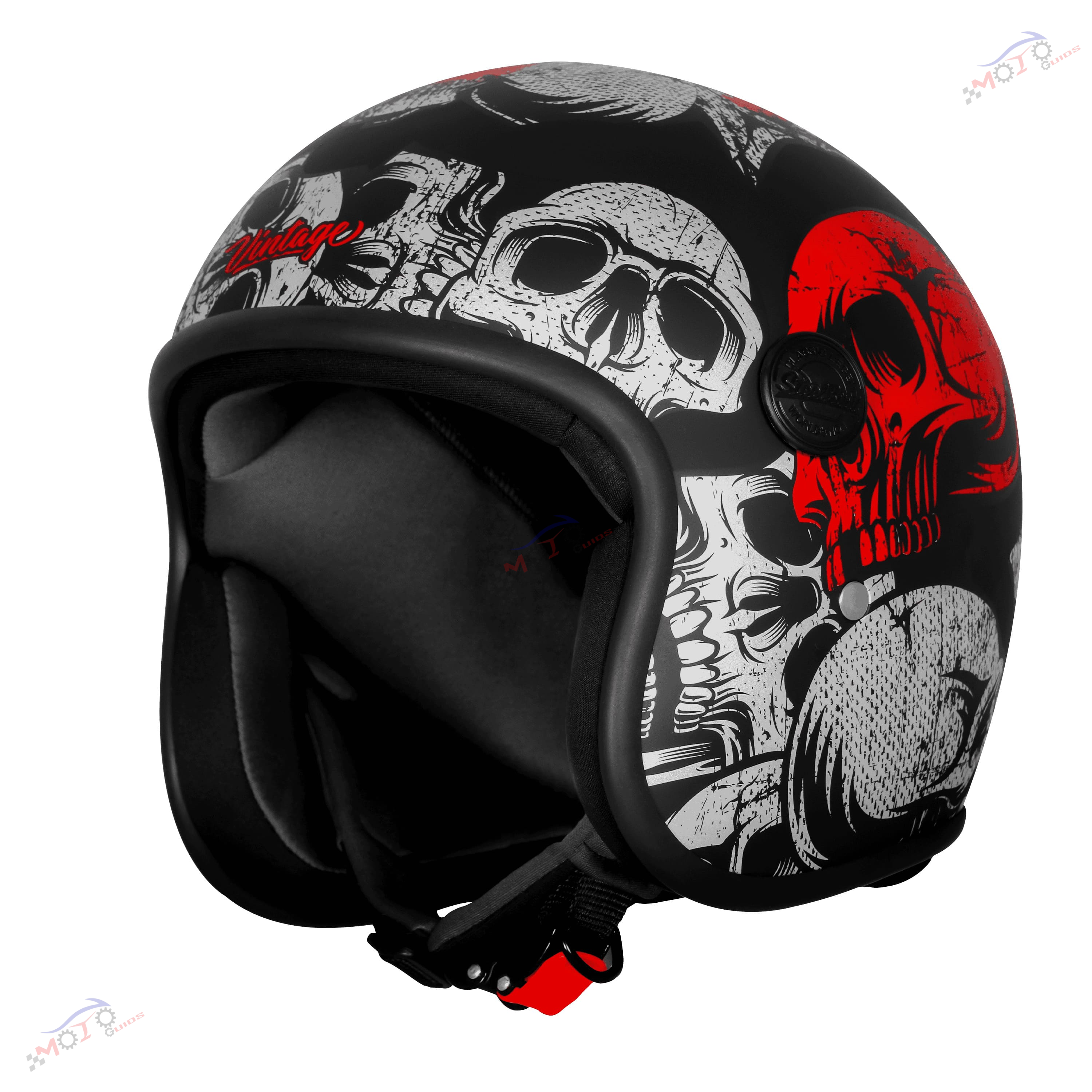 SBH-55 VINTAGE SKULL WITHOUT VISOR